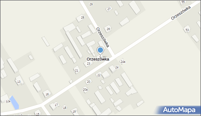 Orzeszówka, Orzeszówka, 25, mapa Orzeszówka