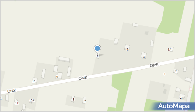 Orzk, Orzk, 6, mapa Orzk