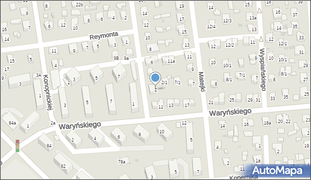 Ostrowiec Świętokrzyski, Orzeszkowej Elizy, 2, mapa Ostrowiec Świętokrzyski