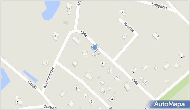 Pasym, Orla, 11, mapa Pasym