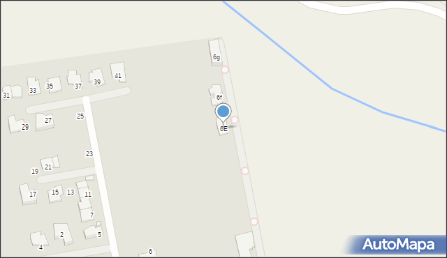 Piaseczno, Orężna, 6E, mapa Piaseczno