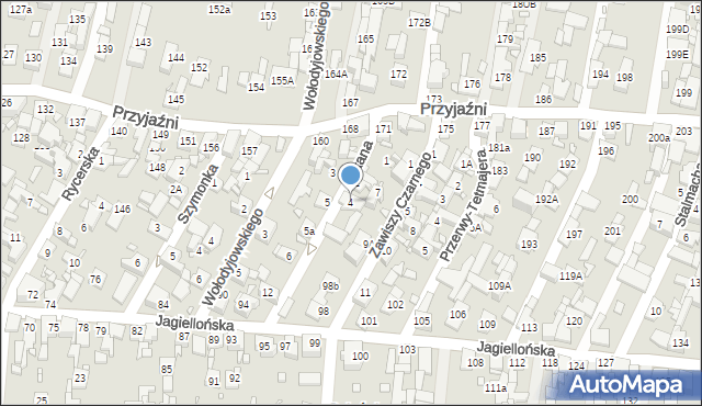 Piekary Śląskie, Orkana Władysława, 4, mapa Piekary Śląskie