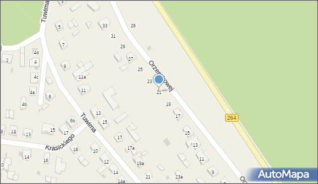 Posada, Orzeszkowej Elizy, 21, mapa Posada