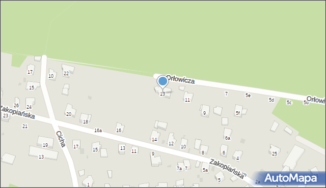 Przemyśl, Orłowicza Mieczysława, 13, mapa Przemyśla