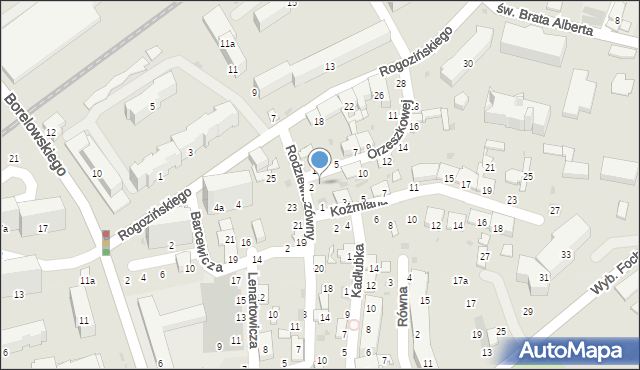 Przemyśl, Orzeszkowej Elizy, 4, mapa Przemyśla