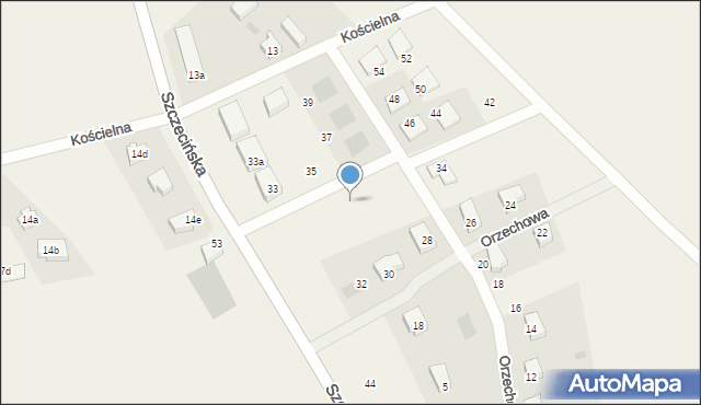 Przęsocin, Orzechowa, 29, mapa Przęsocin