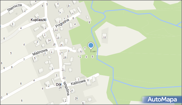 Przyłęków, Orzechowa, 9, mapa Przyłęków