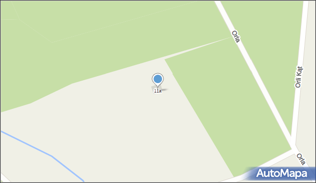Pszczew, Orla, 11a, mapa Pszczew