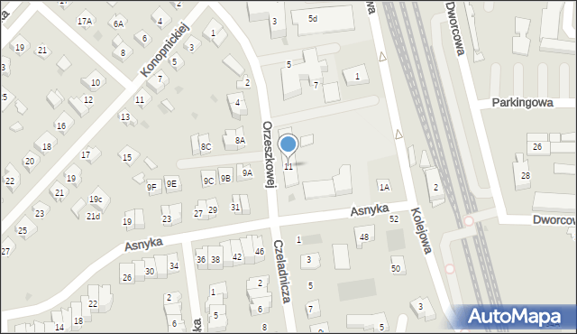 Puck, Orzeszkowej Elizy, 11, mapa Puck