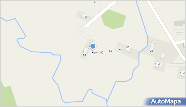Pyzówka, Orkana Władysława, 58, mapa Pyzówka