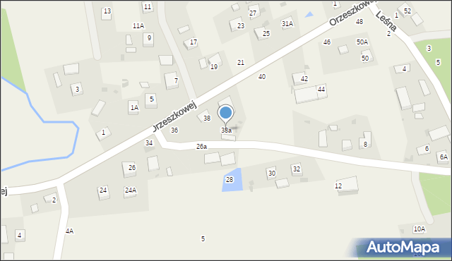 Radgoszcz, Orzeszkowej Elizy, 38a, mapa Radgoszcz