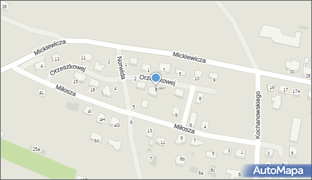Radymno, Orzeszkowej Elizy, 6, mapa Radymno