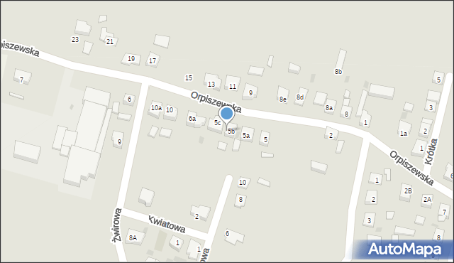 Raszków, Orpiszewska, 5d, mapa Raszków