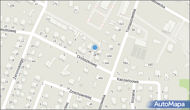 Rawa Mazowiecka, Orzeszkowej Elizy, 2a, mapa Rawa Mazowiecka