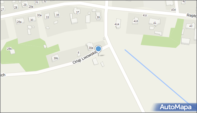 Reptowo, Orląt Lwowskich, 1, mapa Reptowo