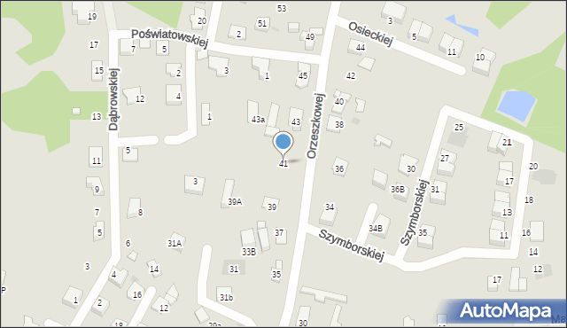 Ruda Śląska, Orzeszkowej Elizy, 41, mapa Rudy Śląskiej