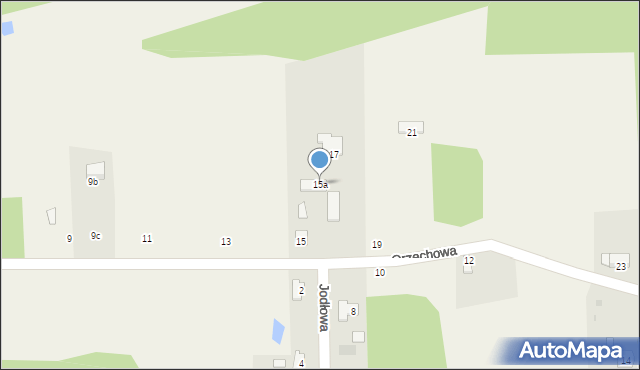 Rumianka, Orzechowa, 15a, mapa Rumianka