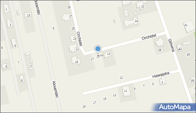 Rusiec, Orchidei, 15, mapa Rusiec