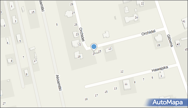 Rusiec, Orchidei, 17, mapa Rusiec