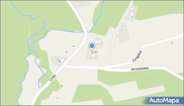 Rybna, Orlej, 3, mapa Rybna
