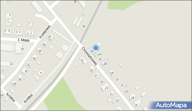 Rzepin, Orzeszkowej Elizy, 32, mapa Rzepin