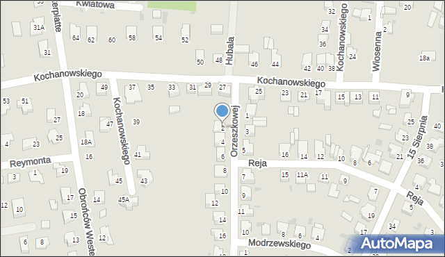 Sandomierz, Orzeszkowej Elizy, 2, mapa Sandomierza