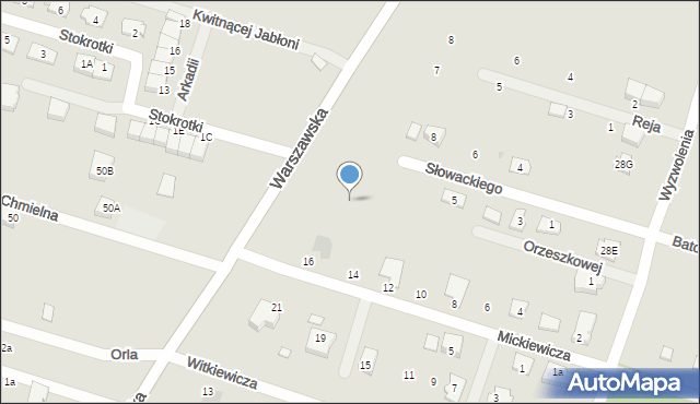 Serock, Orzeszkowej Elizy, 11, mapa Serock