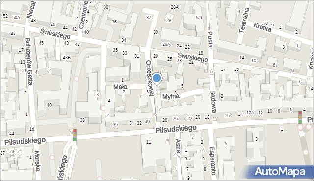 Siedlce, Orzeszkowej Elizy, 4, mapa Siedlce