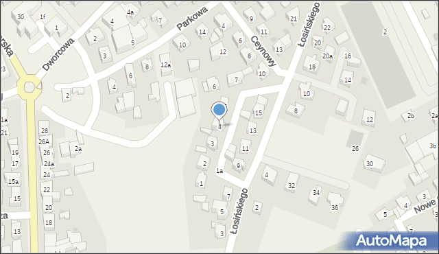 Sierakowice, Orzeszkowej Elizy, 4, mapa Sierakowice