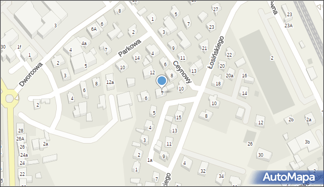 Sierakowice, Orzeszkowej Elizy, 7, mapa Sierakowice