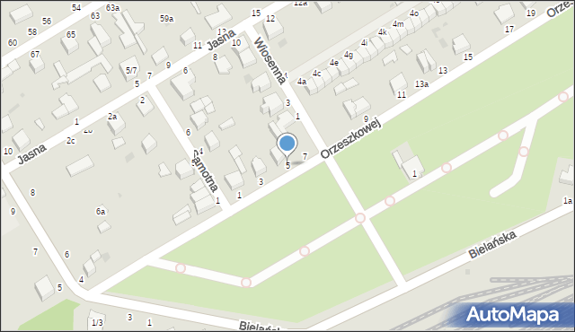 Skierniewice, Orzeszkowej Elizy, 5, mapa Skierniewic