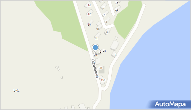 Skorochów, Orzechowa, 2a, mapa Skorochów