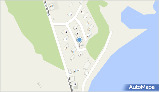 Skorochów, Orzechowa, 3, mapa Skorochów