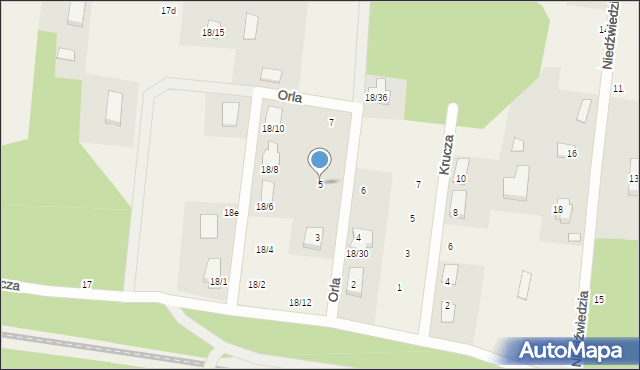 Sobolewo, Orla, 5, mapa Sobolewo