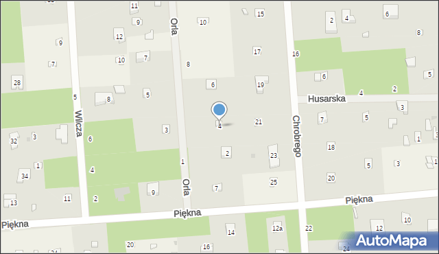 Sokolniki-Las, Orla, 4, mapa Sokolniki-Las