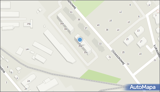 Stargard, Orzeszkowej Elizy, 35a, mapa Stargard