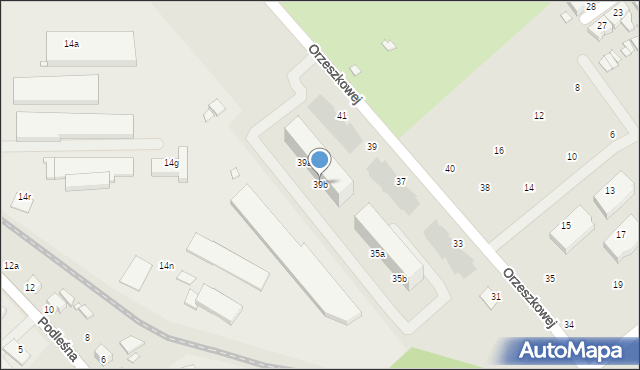 Stargard, Orzeszkowej Elizy, 39b, mapa Stargard