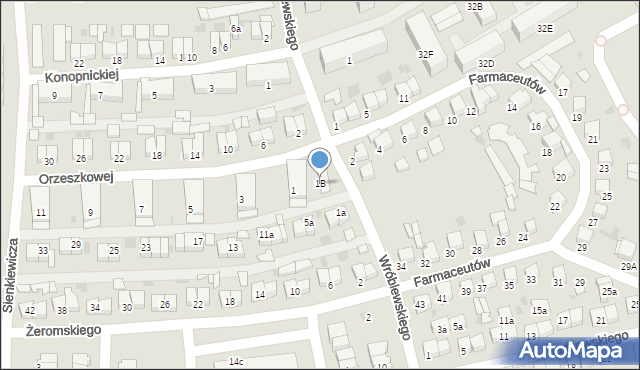Starogard Gdański, Orzeszkowej Elizy, 1B, mapa Starogard Gdański