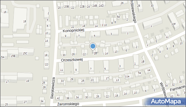 Starogard Gdański, Orzeszkowej Elizy, 20, mapa Starogard Gdański