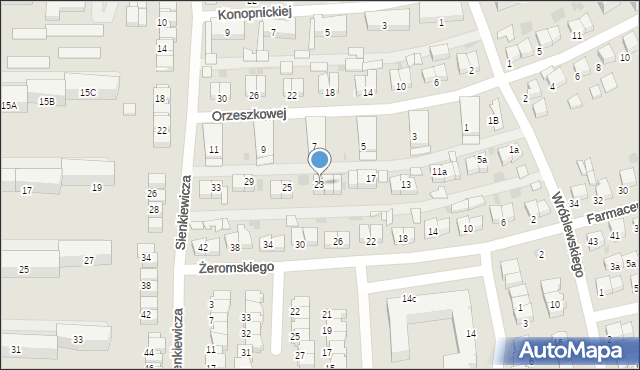 Starogard Gdański, Orzeszkowej Elizy, 23, mapa Starogard Gdański