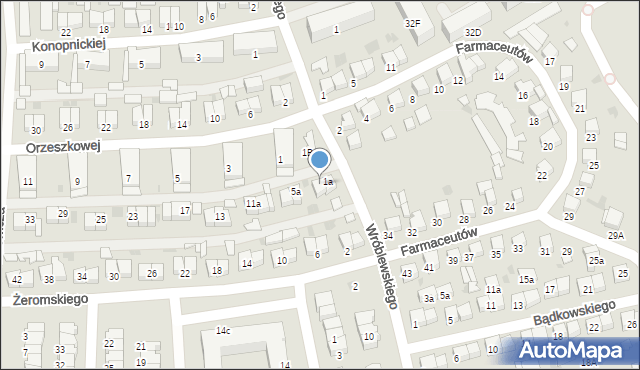 Starogard Gdański, Orzeszkowej Elizy, 3a, mapa Starogard Gdański