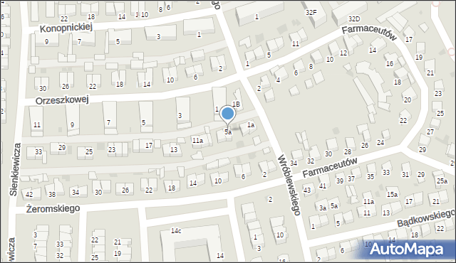 Starogard Gdański, Orzeszkowej Elizy, 5a, mapa Starogard Gdański