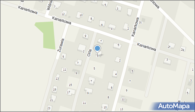 Sucha Górna, Orla, 3, mapa Sucha Górna