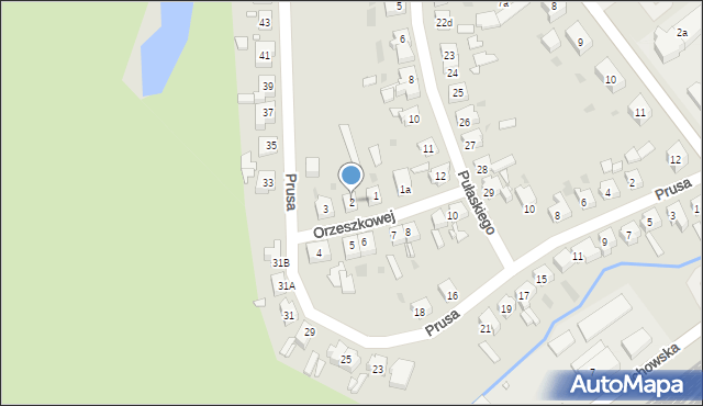 Sulechów, Orzeszkowej Elizy, 2, mapa Sulechów