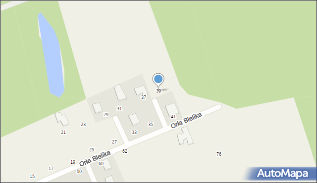 Sulmin, Orła Bielika, 39, mapa Sulmin