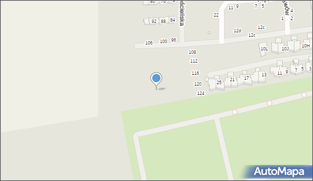 Szczecin, Orlej Perci, 31, mapa Szczecina