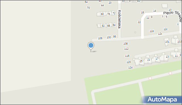 Szczecin, Orlej Perci, 44, mapa Szczecina