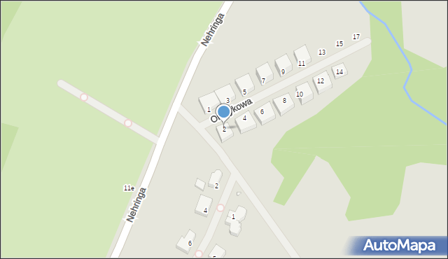 Szczecin, Orczykowa, 2, mapa Szczecina