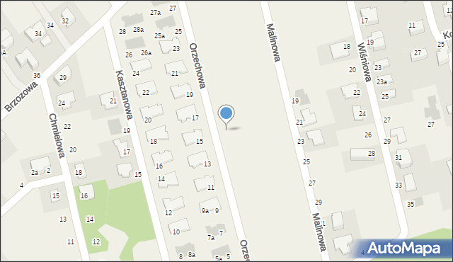 Szczodre, Orzechowa, 16, mapa Szczodre