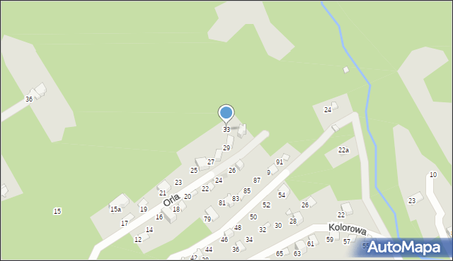 Szczyrk, Orla, 33, mapa Szczyrk